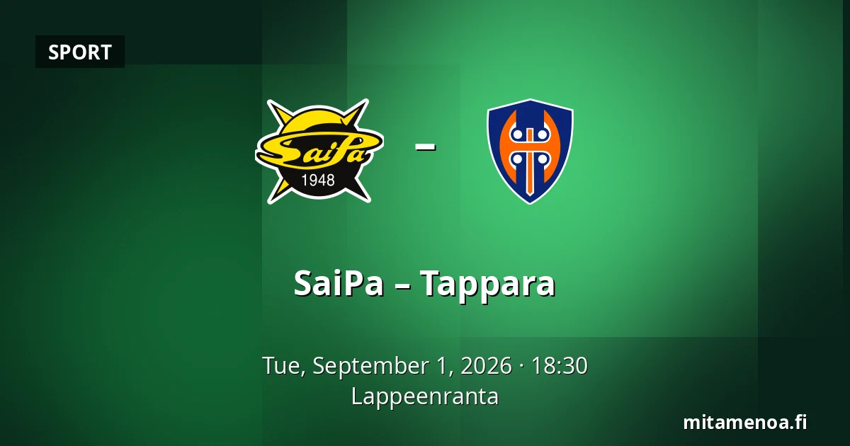 SaiPa – Tappara — Lappeenranta