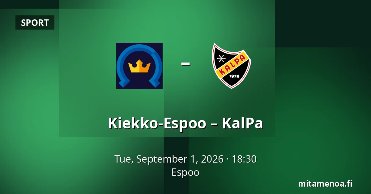 Kiekko-Espoo – KalPa — Espoo