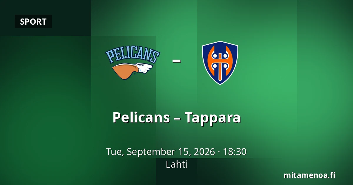 Pelicans – Tappara — Lahti
