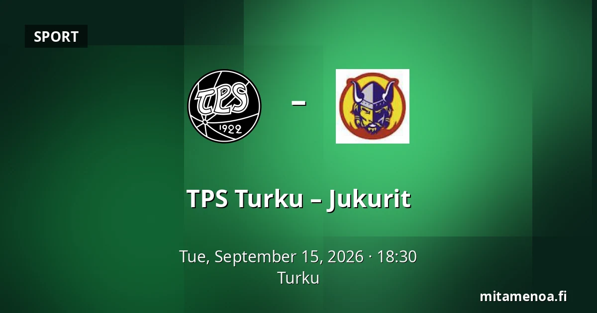 TPS Turku – Jukurit — Turku