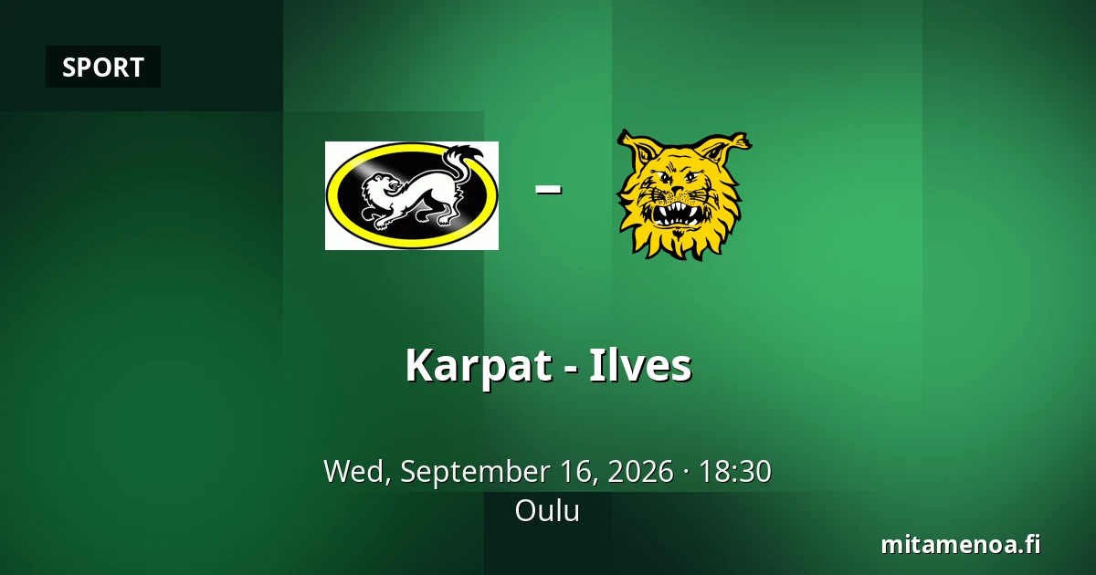 Karpat – Ilves — Oulu