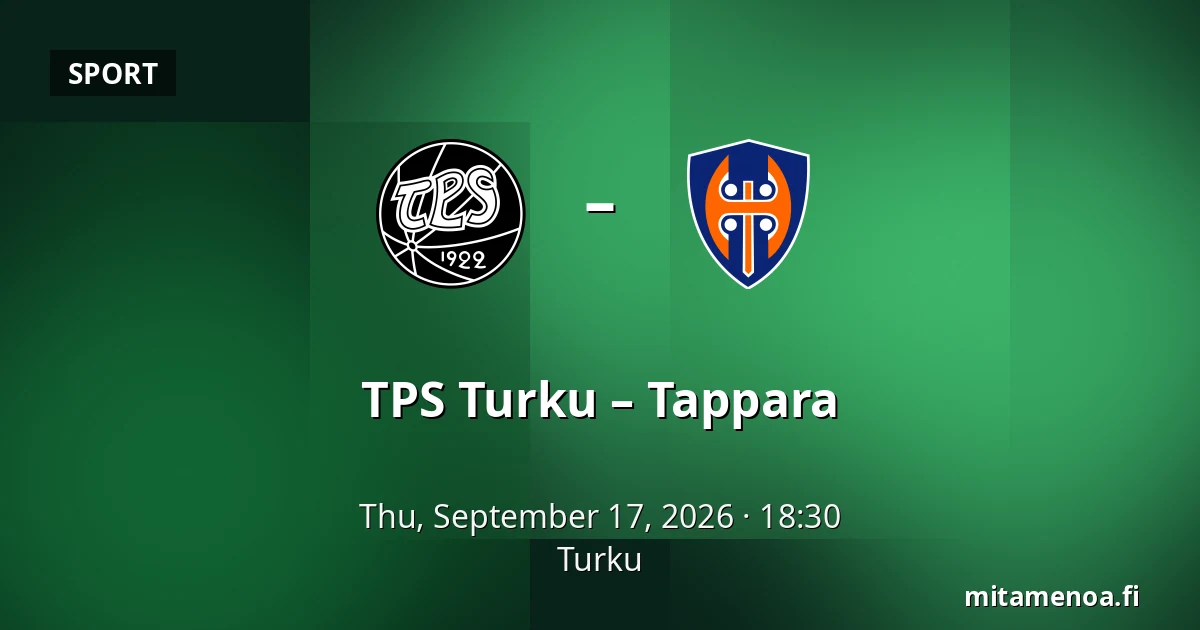 TPS Turku – Tappara — Turku