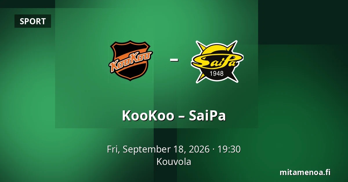 KooKoo – SaiPa — Kouvola