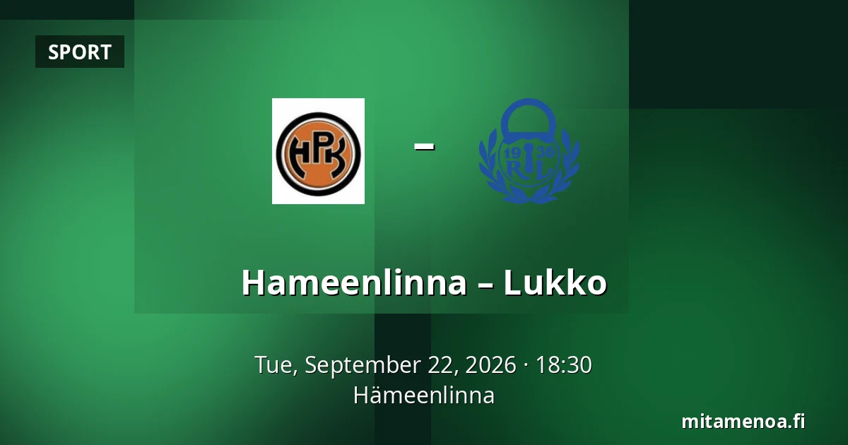Hameenlinna – Lukko — Hämeenlinna