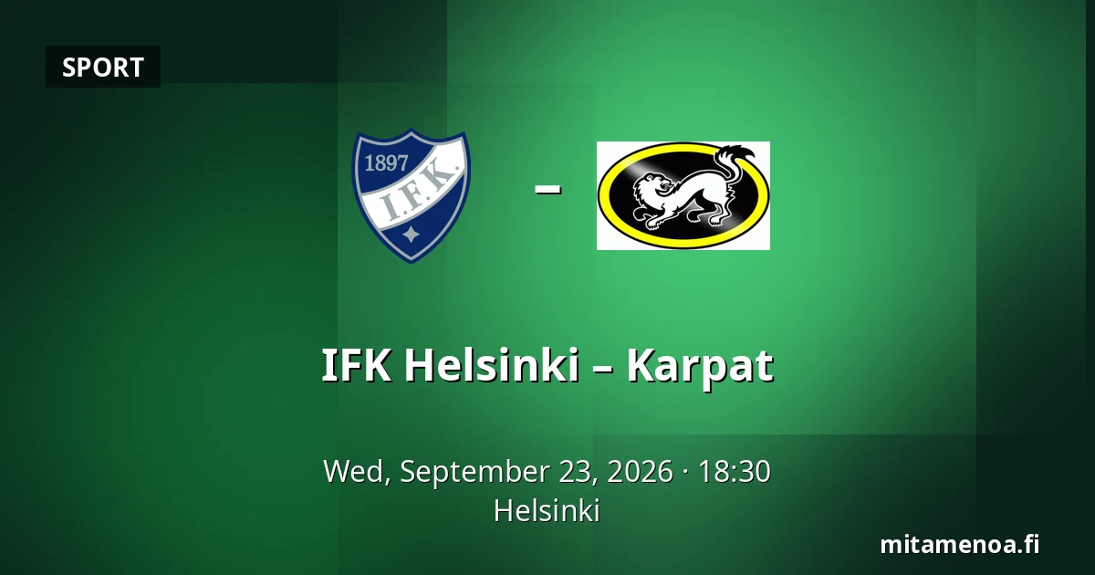IFK Helsinki – Karpat — Helsinki