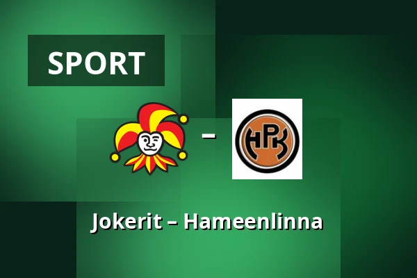Jokerit – Hameenlinna — Helsinki