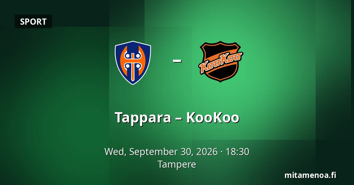 Tappara – KooKoo — Tampere