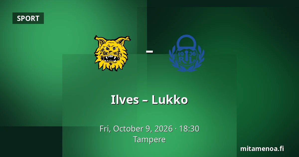 Ilves – Lukko — Tampere
