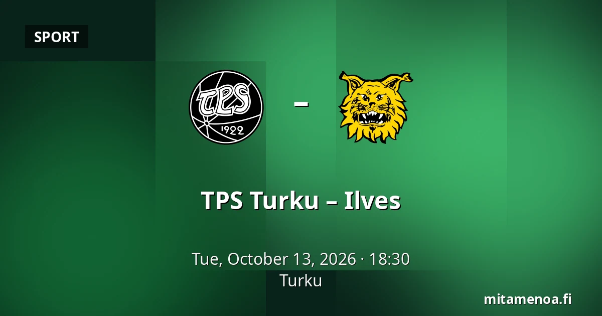TPS Turku – Ilves — Turku