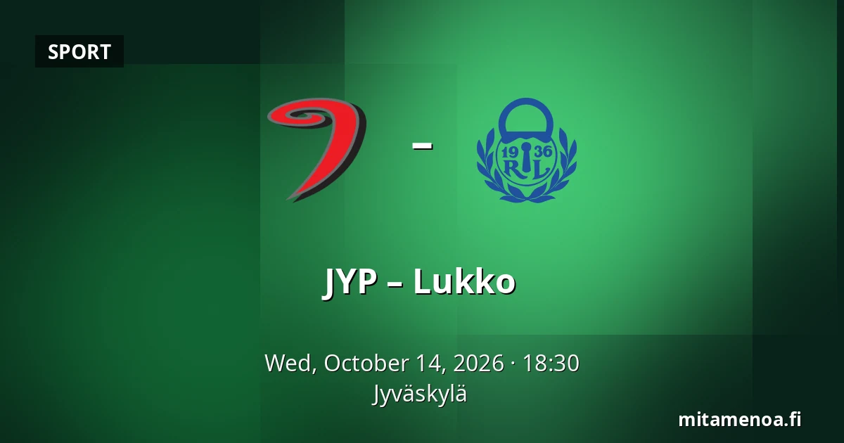 JYP – Lukko — Jyväskylä