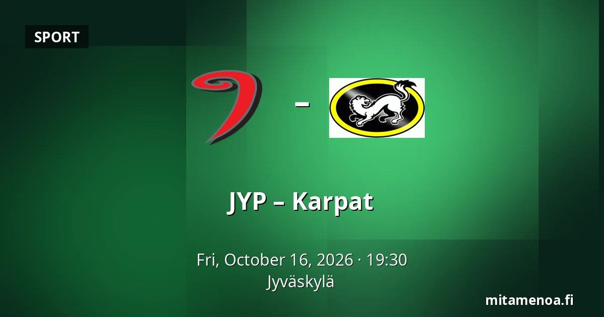 JYP – Karpat — Jyväskylä