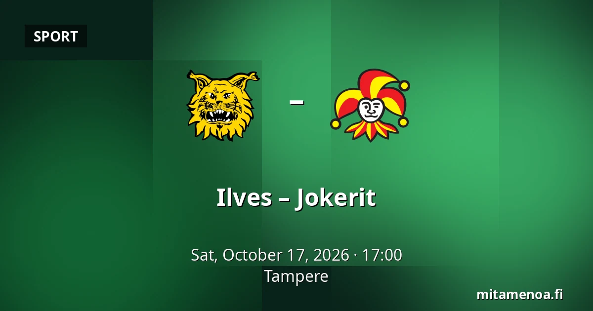 Ilves – Jokerit — Tampere
