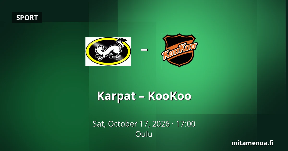 Karpat – KooKoo — Oulu