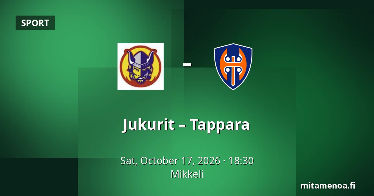 Jukurit – Tappara — Mikkeli