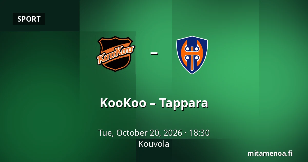 KooKoo – Tappara — Kouvola