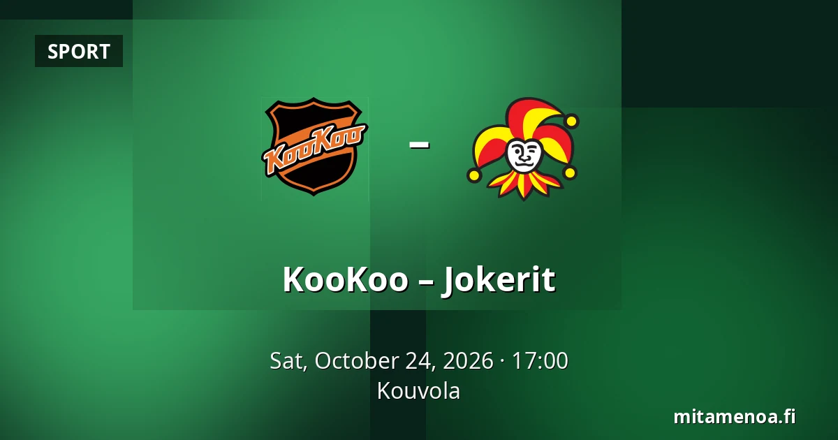 KooKoo – Jokerit — Kouvola