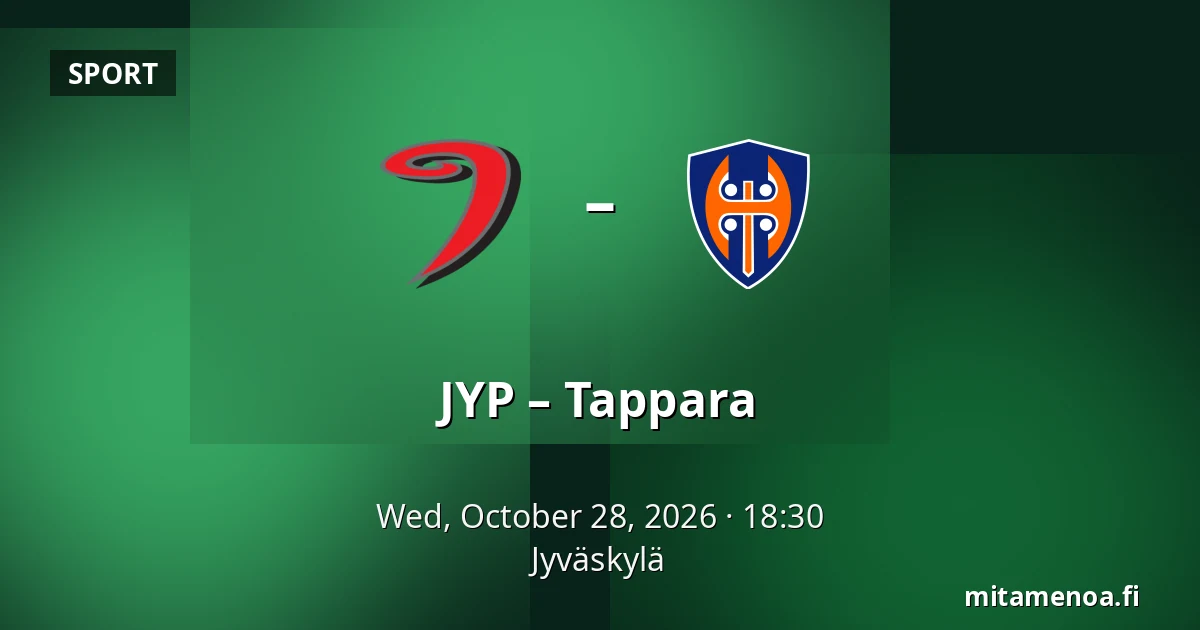 JYP – Tappara — Jyväskylä