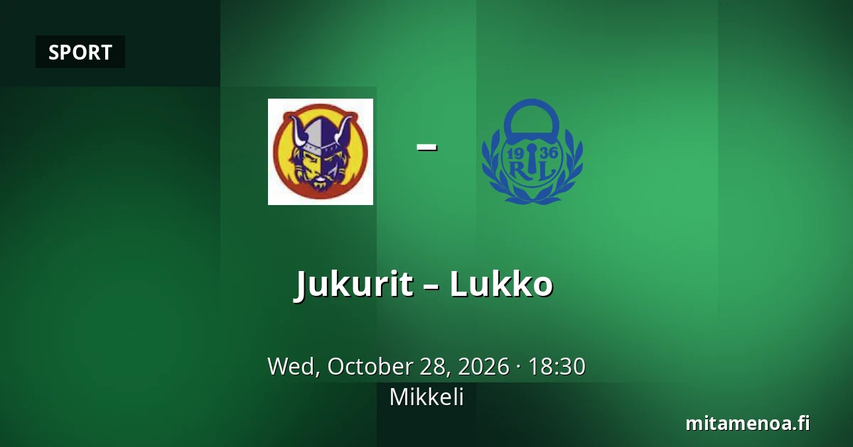 Jukurit – Lukko — Mikkeli