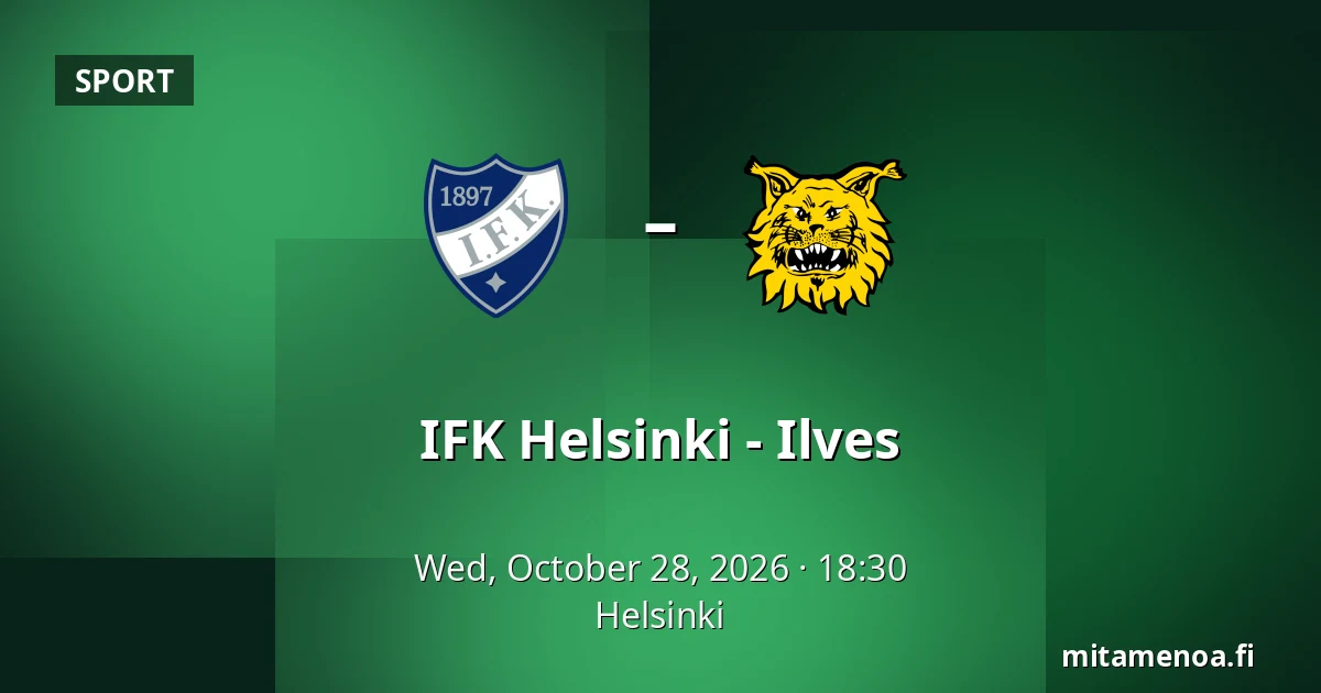 IFK Helsinki – Ilves — Helsinki