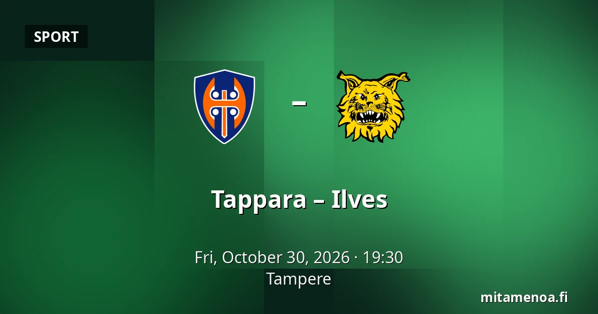 Tappara – Ilves — Tampere