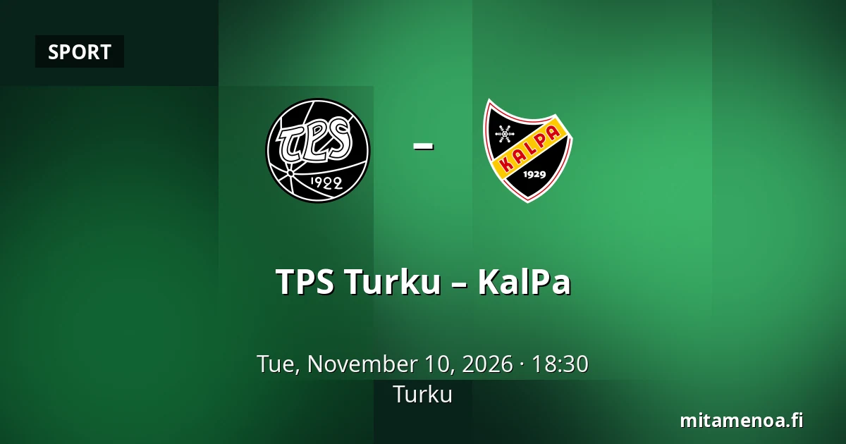 TPS Turku – KalPa — Turku