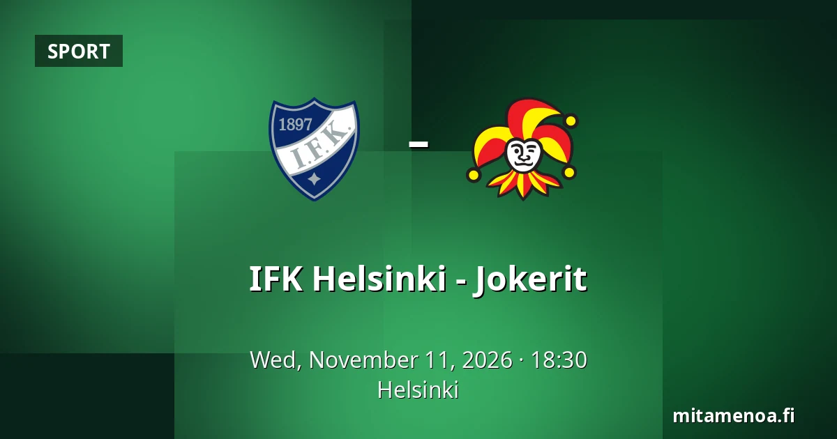 IFK Helsinki – Jokerit — Helsinki