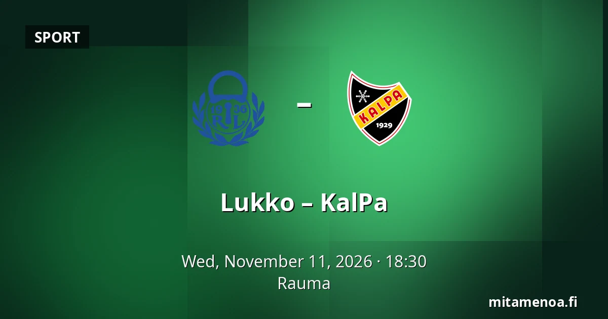 Lukko – KalPa — Rauma