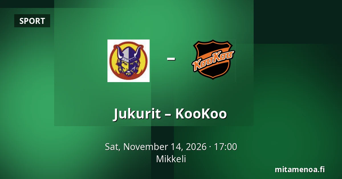 Jukurit – KooKoo — Mikkeli