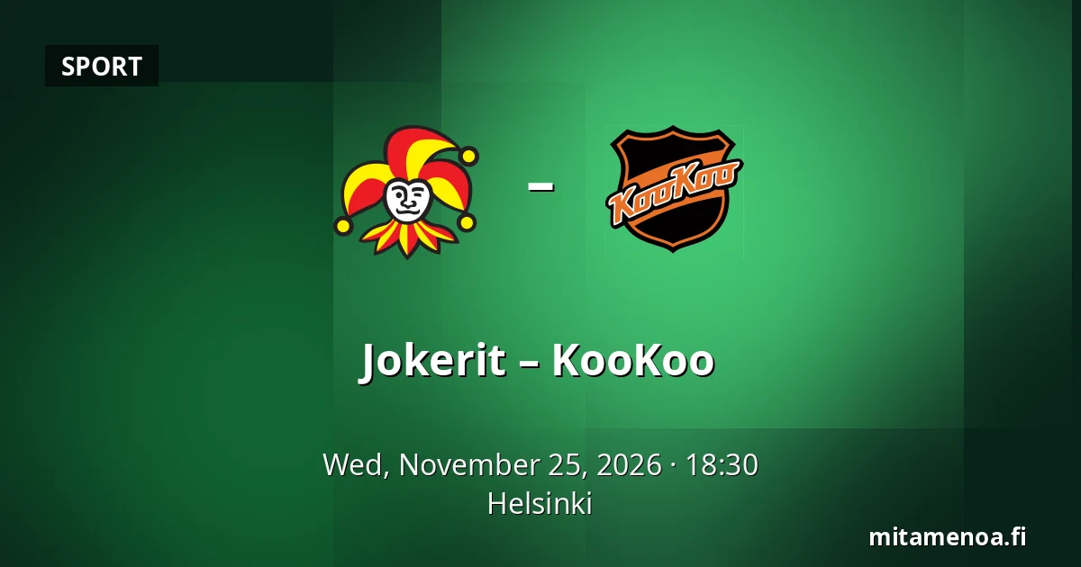 Jokerit – KooKoo — Helsinki