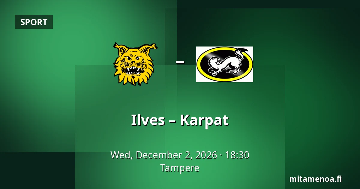 Ilves – Karpat — Tampere
