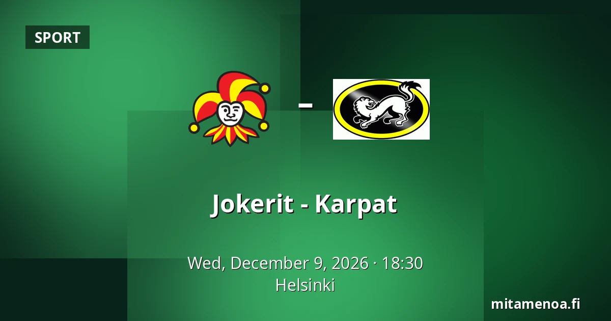 Jokerit – Karpat — Helsinki