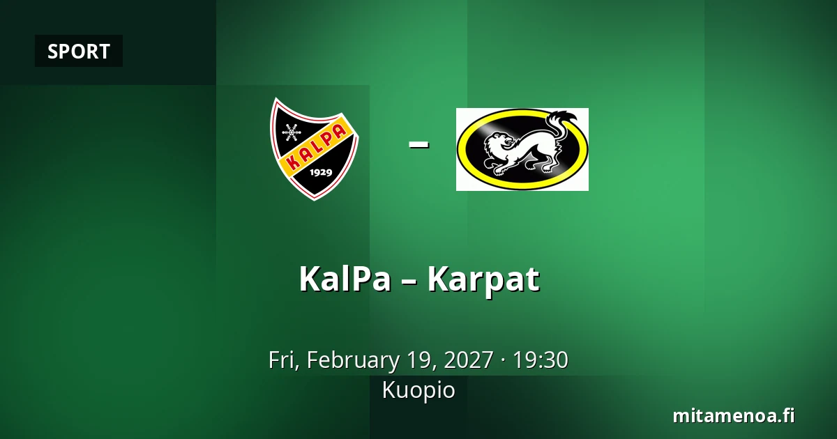 KalPa – Karpat — Kuopio