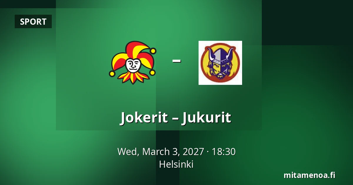 Jokerit – Jukurit — Helsinki