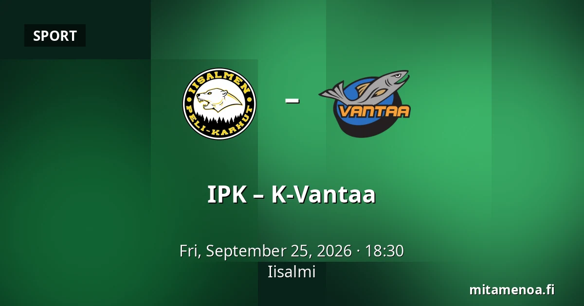 IPK – K-Vantaa — Iisalmi