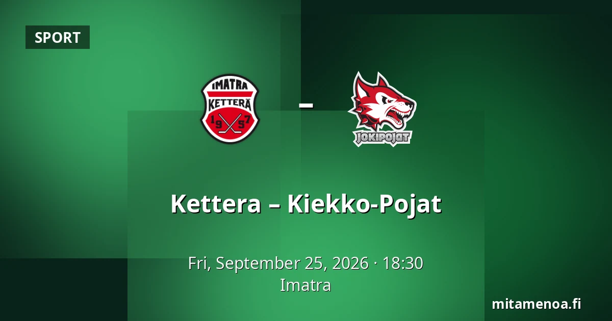 Kettera – Kiekko-Pojat — Imatra