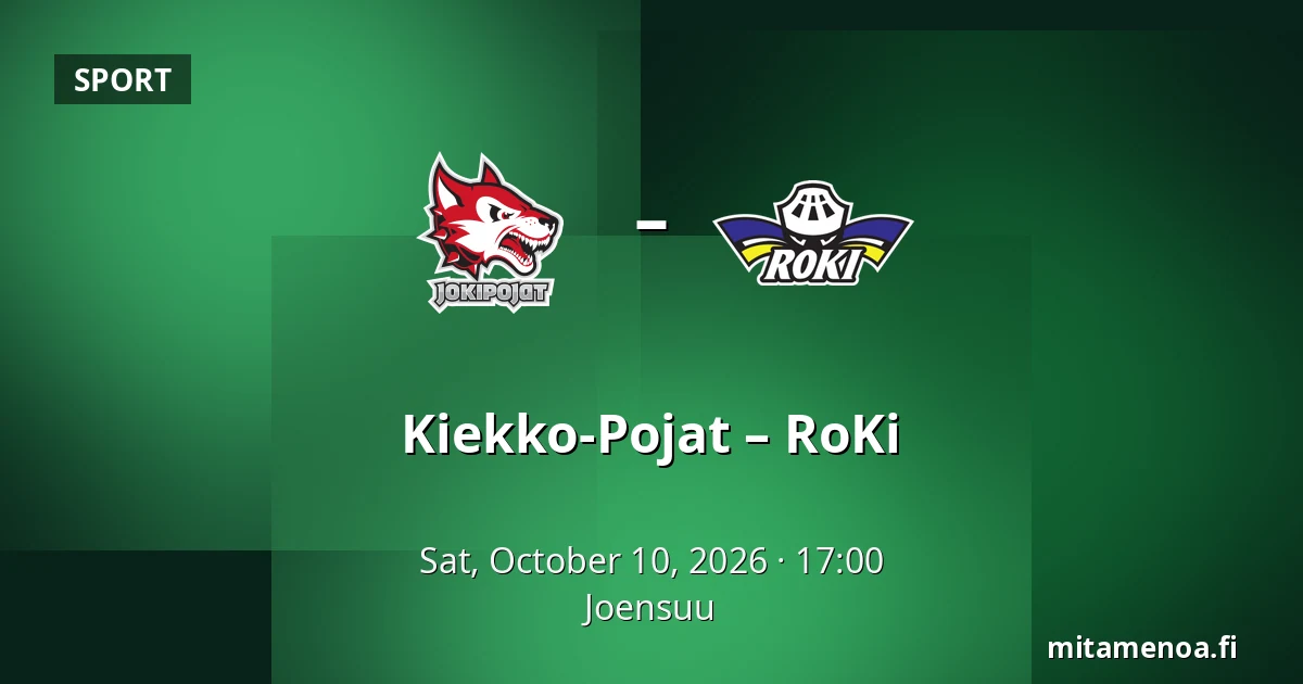 Kiekko-Pojat – RoKi — Joensuu