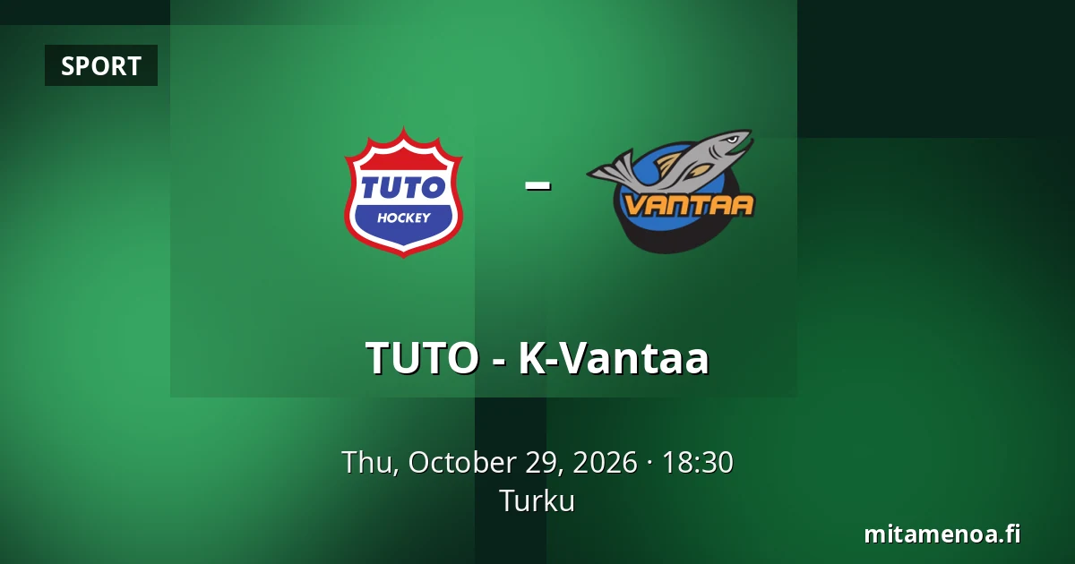 TUTO – K-Vantaa — Turku