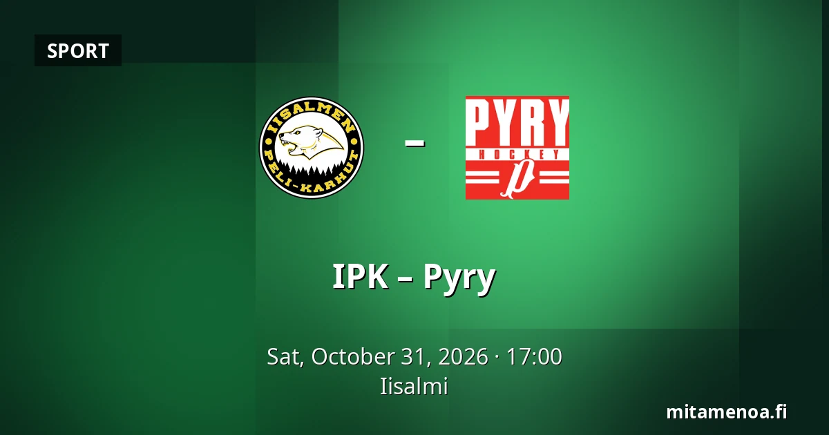 IPK – Pyry — Iisalmi