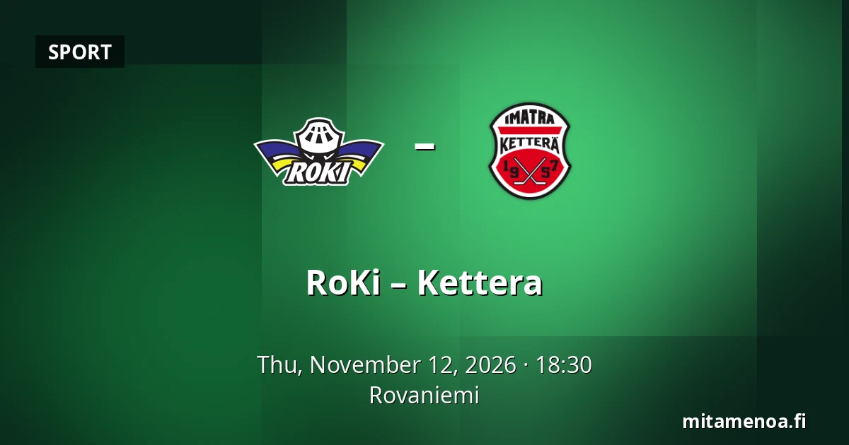 RoKi – Kettera — Rovaniemi