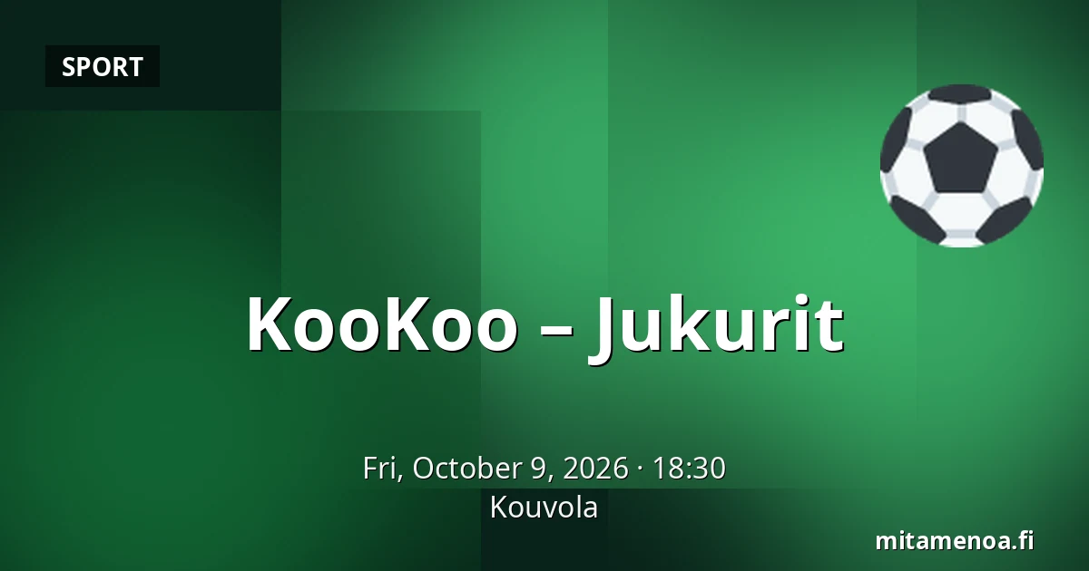 KooKoo – Jukurit — Kouvola