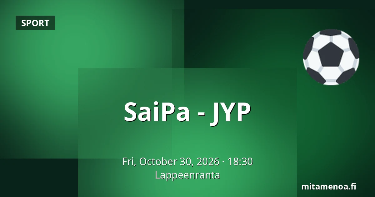 SaiPa – JYP — Lappeenranta