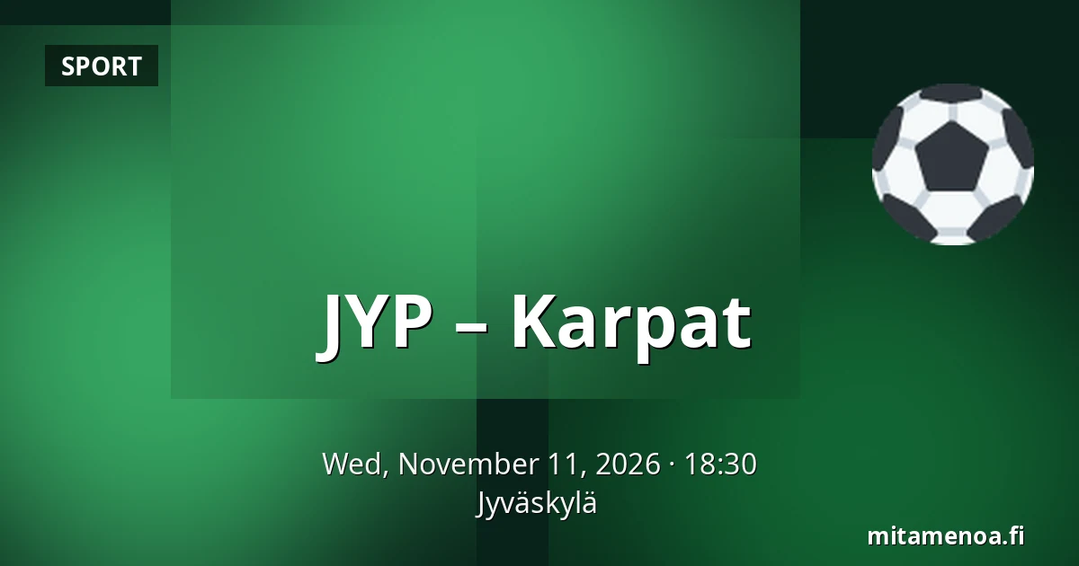 JYP – Karpat — Jyväskylä