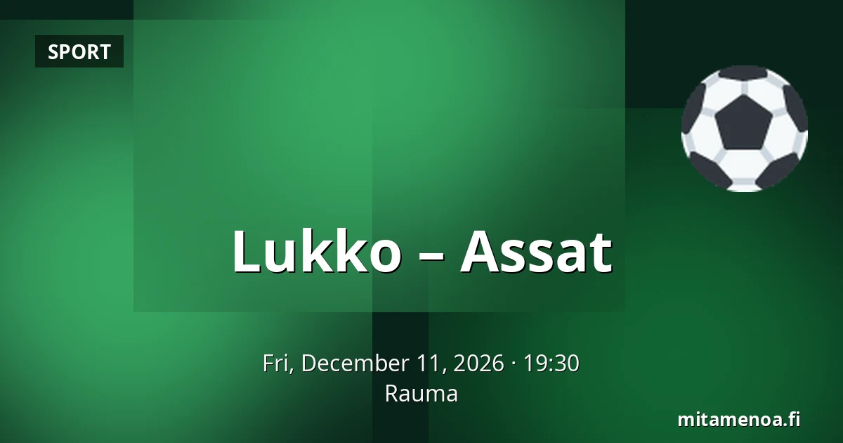 Lukko – Assat — Rauma