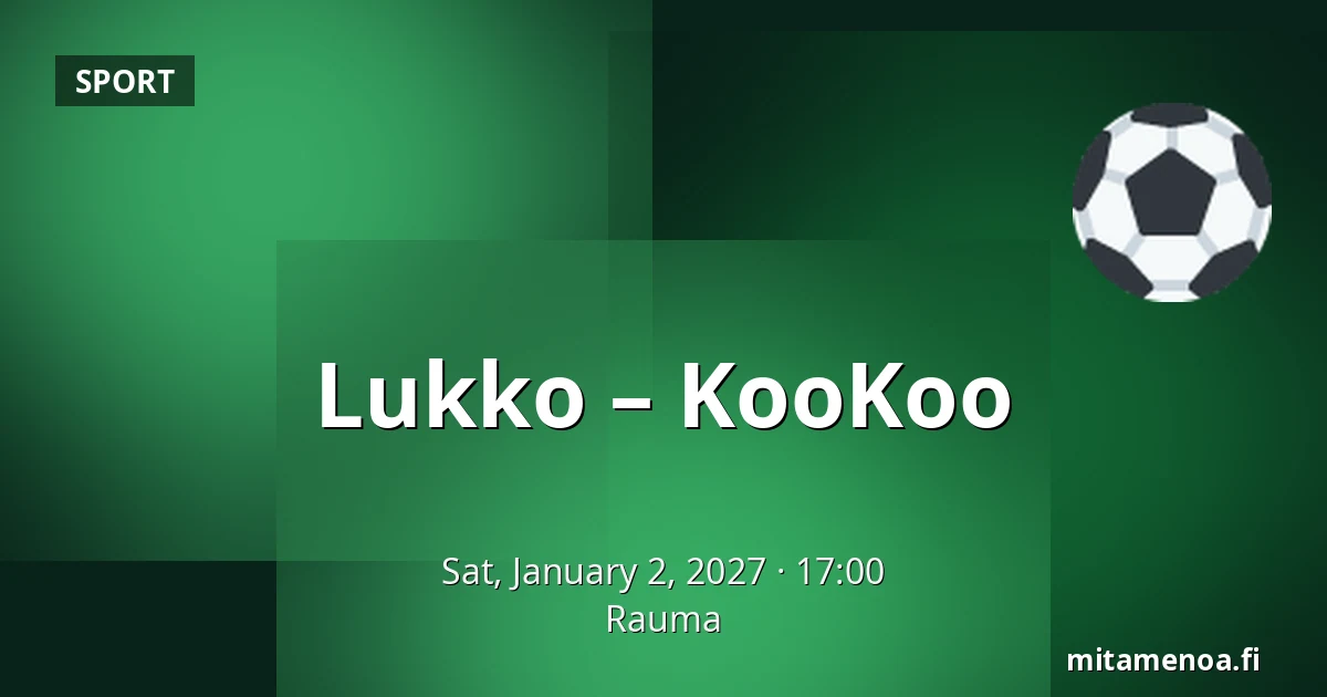 Lukko – KooKoo — Rauma