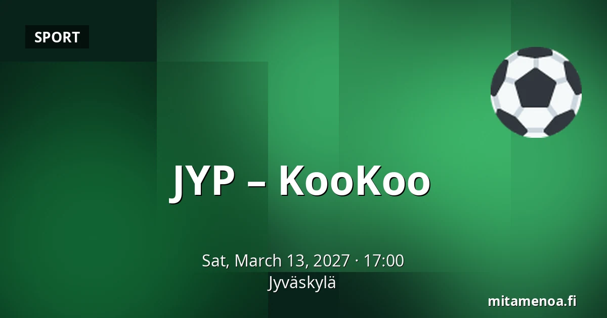JYP – KooKoo — Jyväskylä