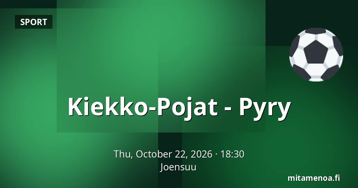 Kiekko-Pojat – Pyry — Joensuu