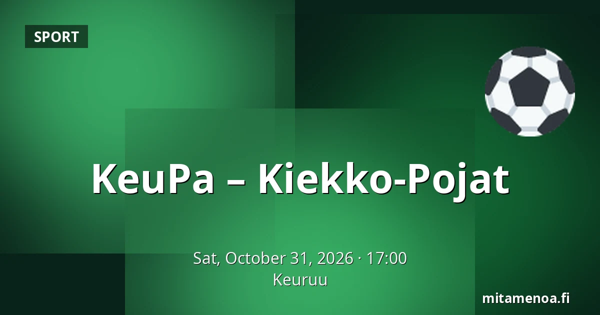 KeuPa – Kiekko-Pojat — Keuruu