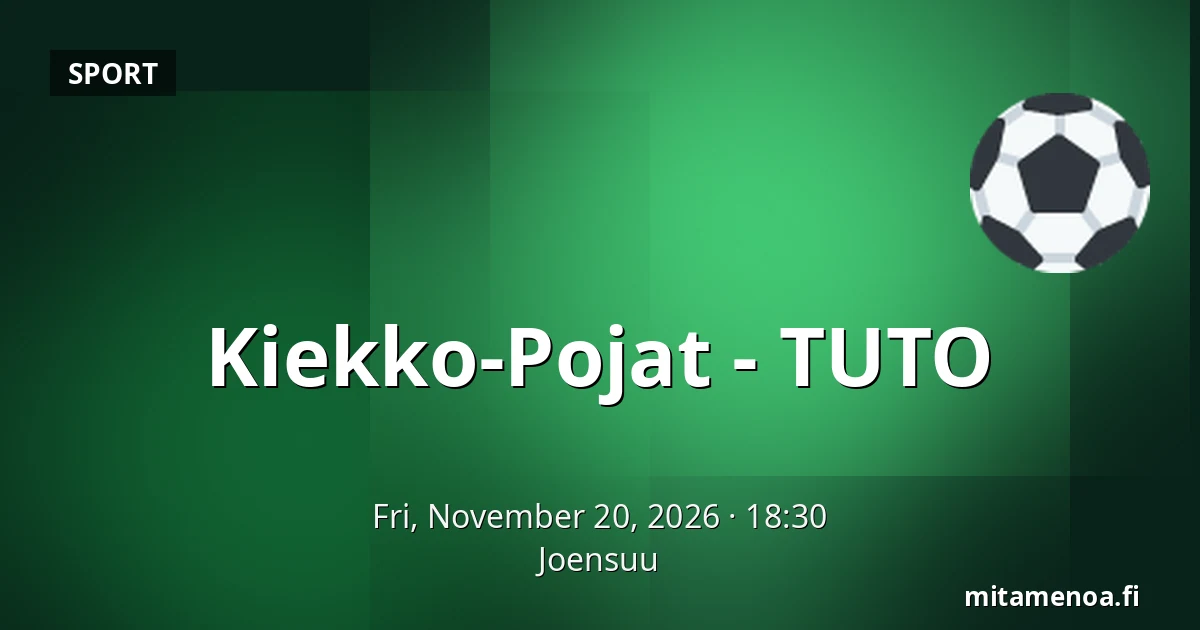 Kiekko-Pojat – TUTO — Joensuu