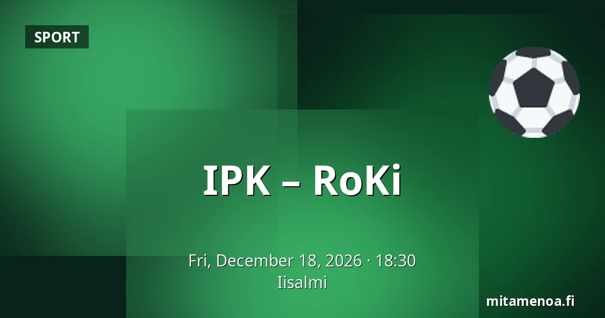 IPK – RoKi — Iisalmi
