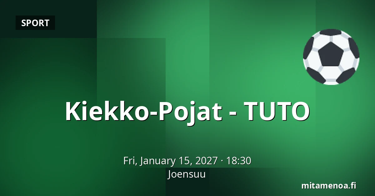 Kiekko-Pojat – TUTO — Joensuu